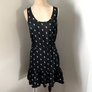 J.Crew FLAMINGO Print Dress super cute